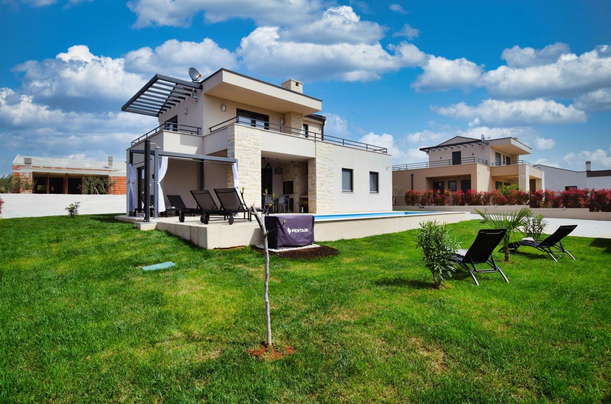 Villa Oskar Istrien Sveti Lovrec Pazenaticki Exterior foto