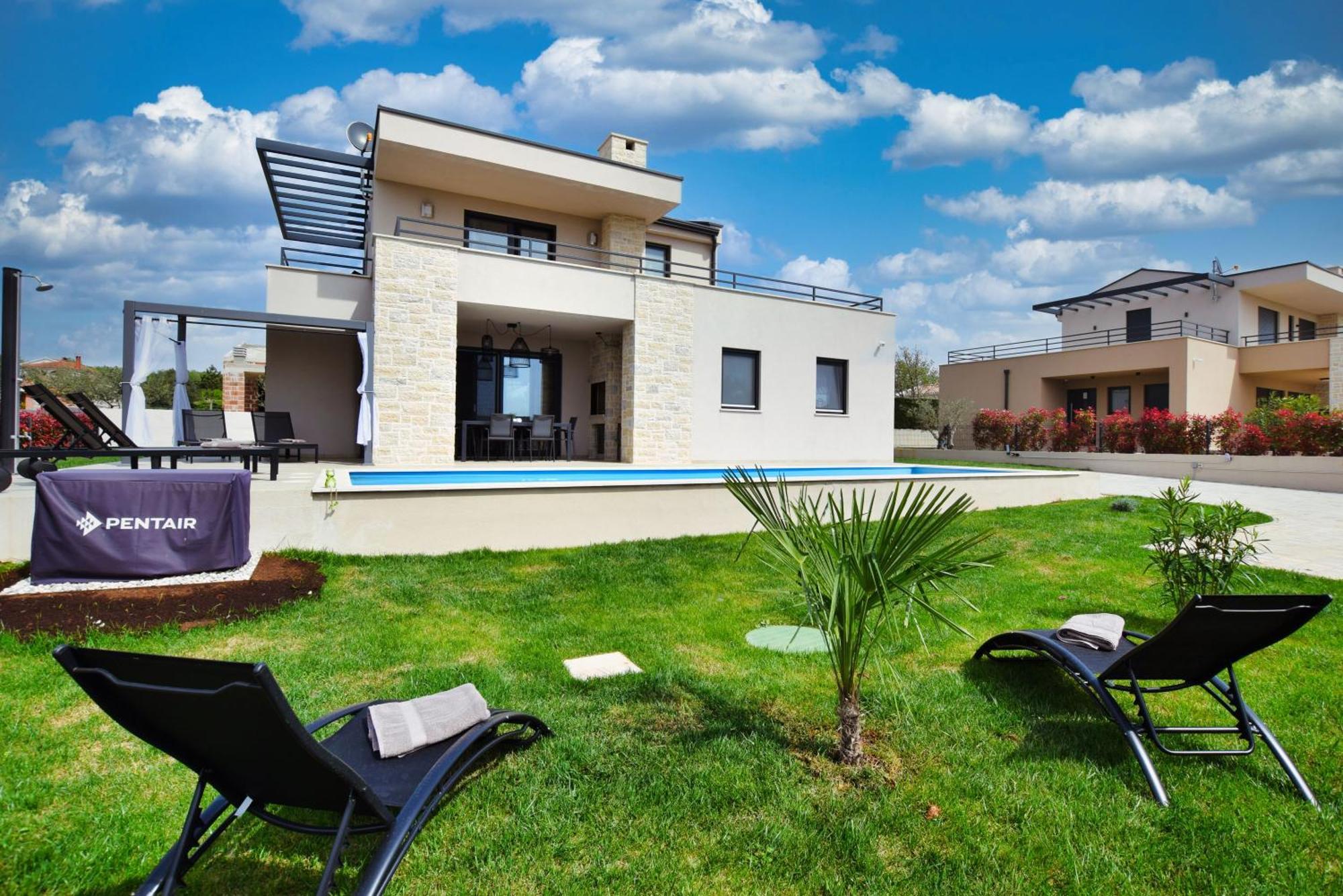 Villa Oskar Istrien Sveti Lovrec Pazenaticki Exterior foto